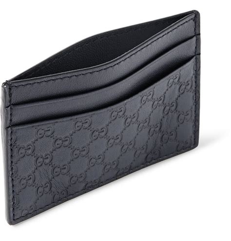 gucci leather card wallet|Gucci wallet price.